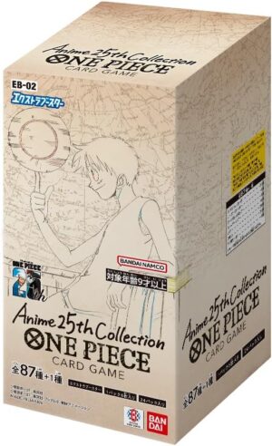 Boîte BANDAI de 24 boosters One Piece Card Game EB-02 Anime 25e, version japonaise