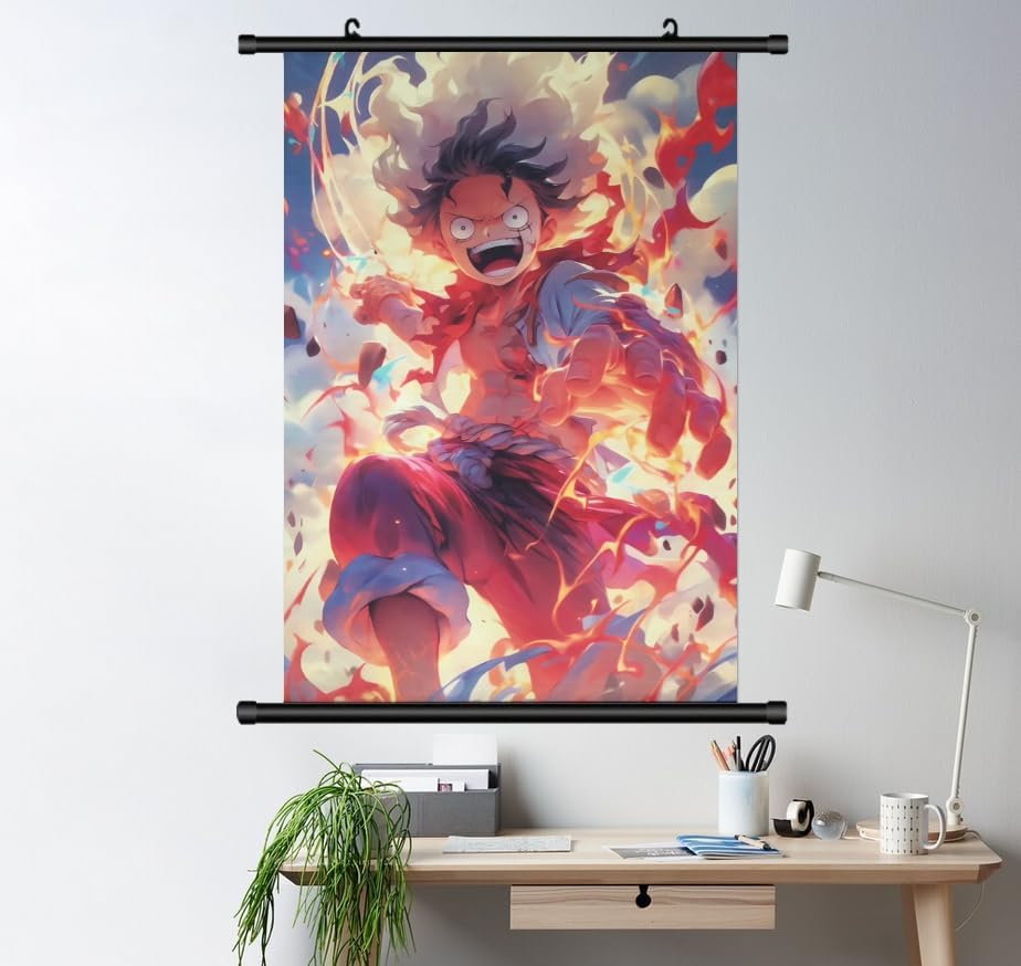 Kakemono One Piece Ruffy Gear 5 en tissu 60 x 90 cm – Image 5