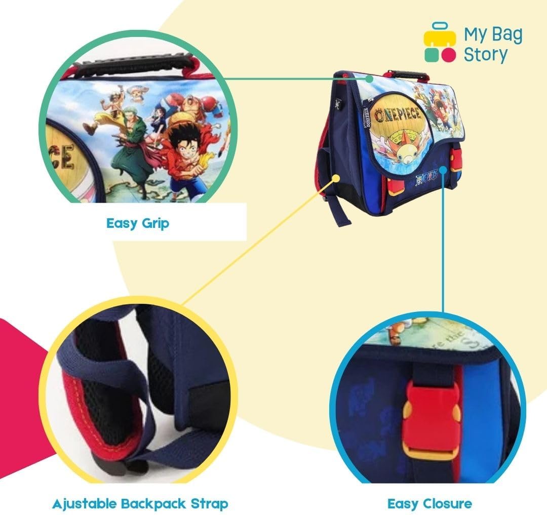 Cartable garçon One Piece 2 compartiments 38x31x13 cm – Image 4