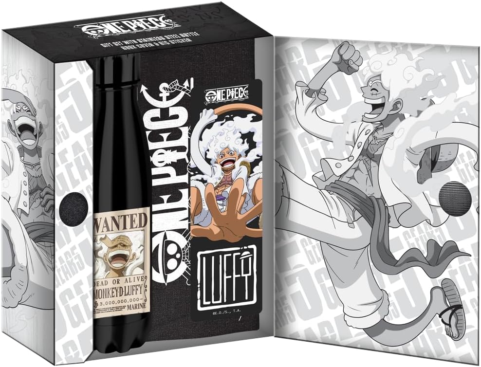 Coffret gourde isotherme One Piece Luffy Gear 5 avec protection manga – Image 2