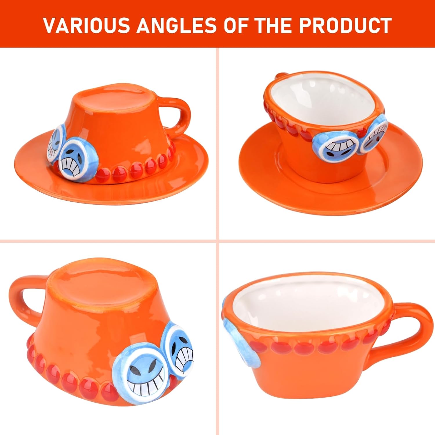 Tasse One Piece Ace en céramique – Image 5
