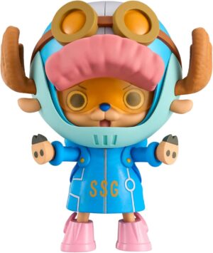 Statue One Piece Chopper en costume Tête d'œuf, 8 cm