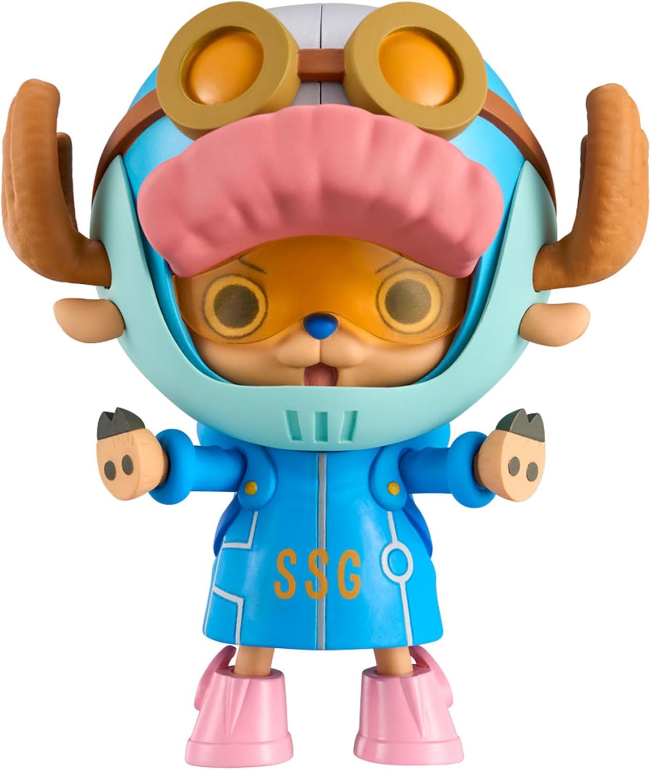 Statue One Piece Chopper en costume Tête d'œuf, 8 cm