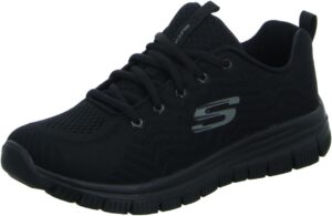 Skechers Graceful Get Connected femme noires en Fabric, 38.5