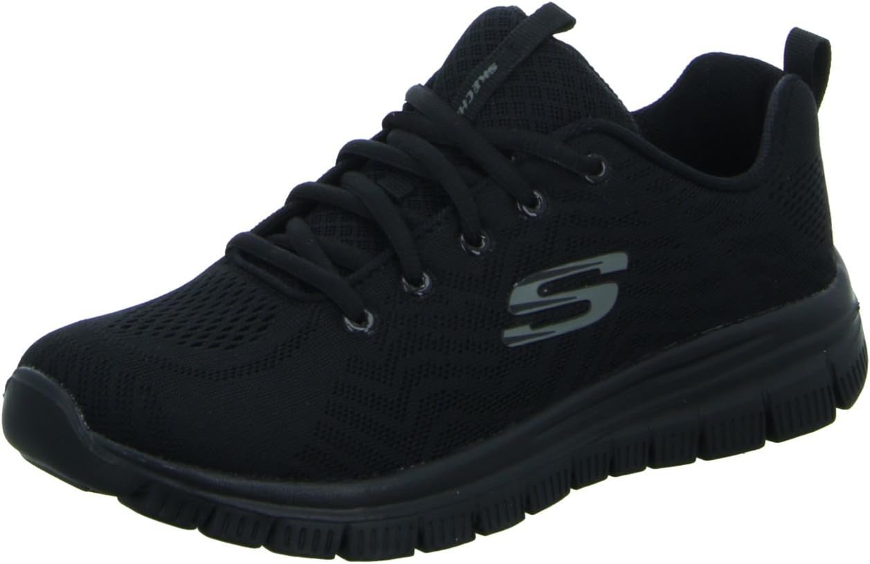 Skechers Graceful Get Connected femme noires en Fabric, 38.5