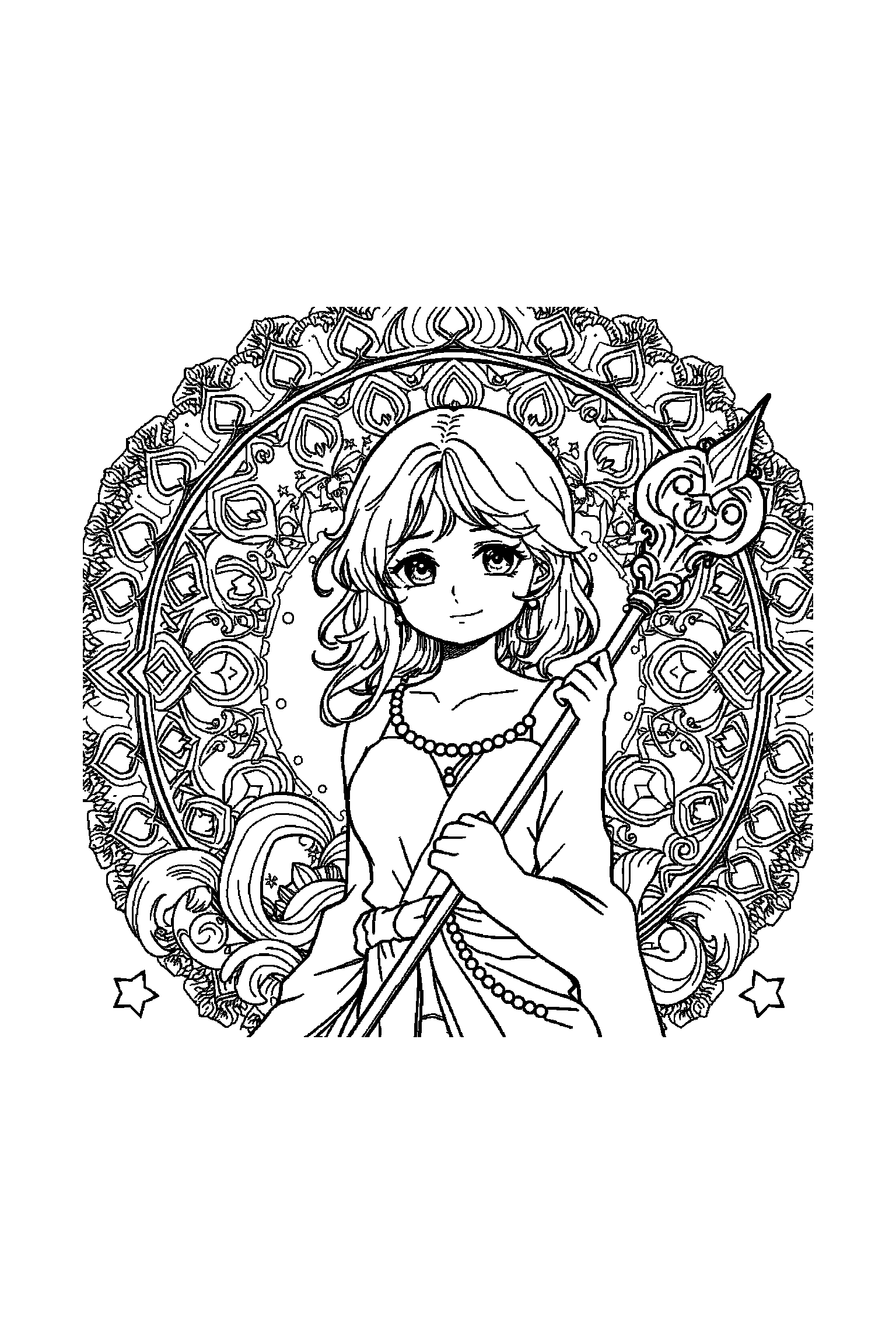 Coloriage One Piece gratuit à imprimer - grand coloriage détaillé de Nami avec pièces d'or Coloriage One Piece gratuit à imprimer : grand coloriage détaillé de Nami avec pièces d'or