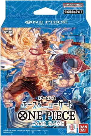 Deck de démarrage One Piece TCG Ace & Newgate ST-22, 51 cartes