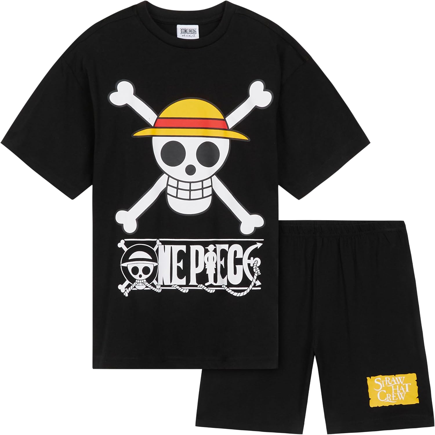 Pyjama garçon One Piece avec T-shirt et short