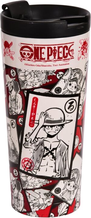 Mug de voyage One Piece Luffy 425 ml en acier inoxydable