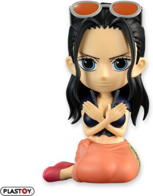 Tirelire One Piece Nico Robin en plastique 15 cm