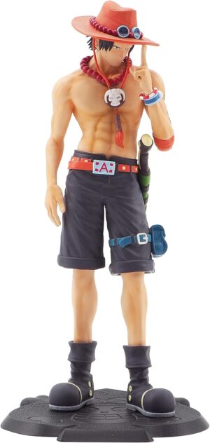 Figurine One Piece Portgas D. Ace en PVC avec socle