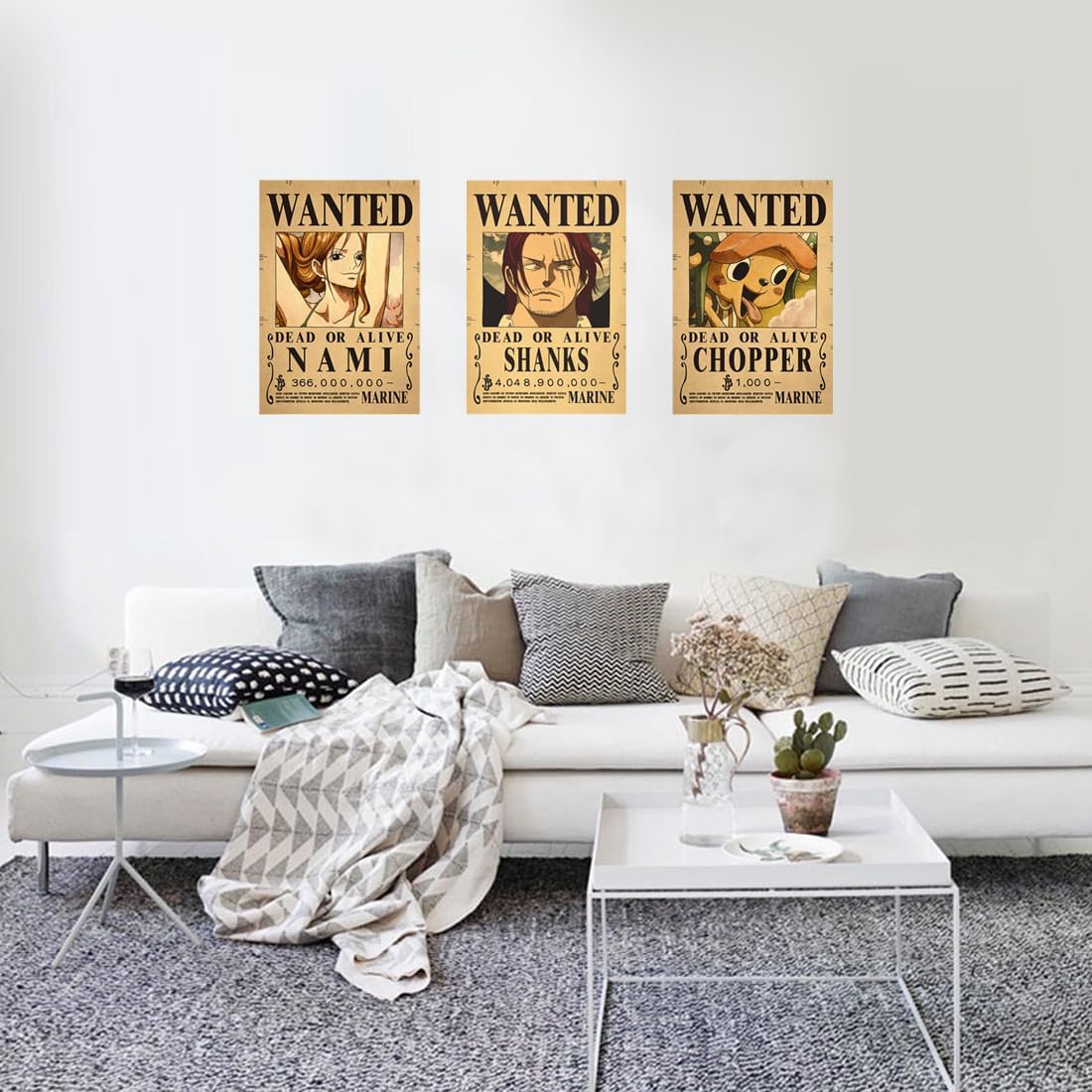 Posters Wanted One Piece lot de 10 en papier kraft – Image 6