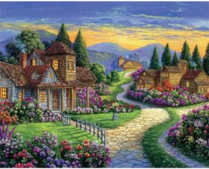 Diamond Painting One Piece Petites Villes 5D 70 x 40