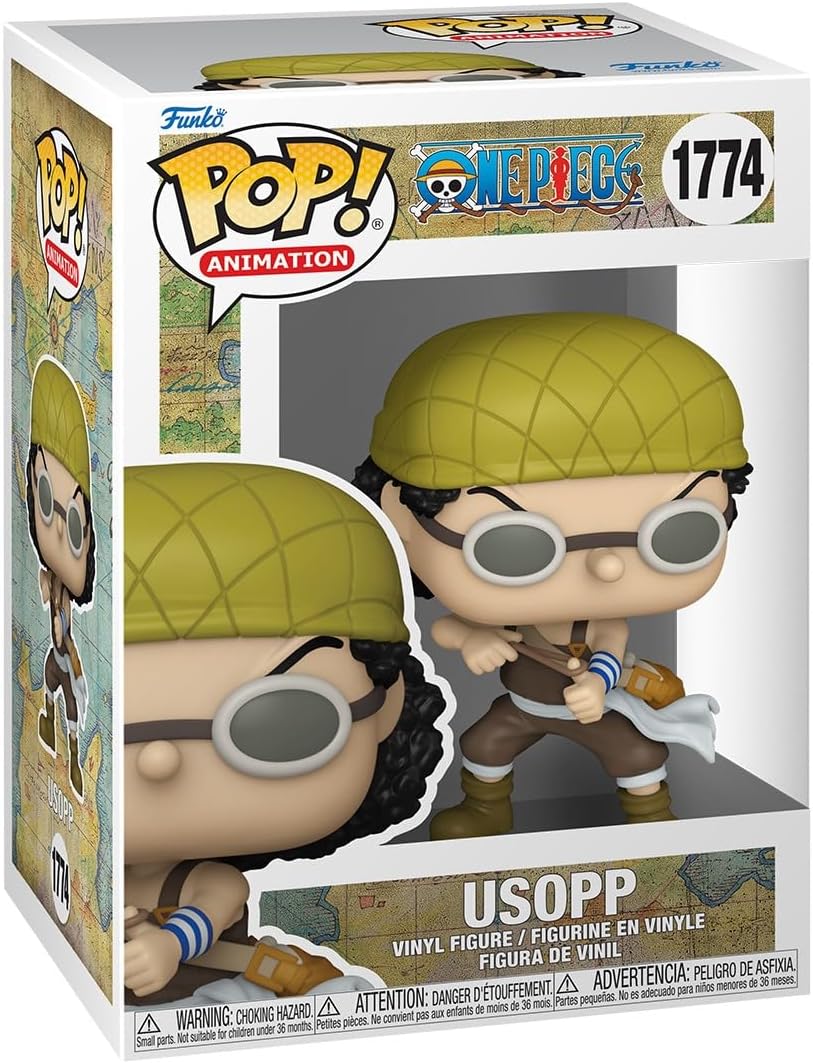 Figurine Pop Usopp One Piece multicolore, taille Standard Size