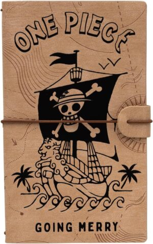 Ensemble carnet de voyage One Piece 2 en 1 en simili cuir