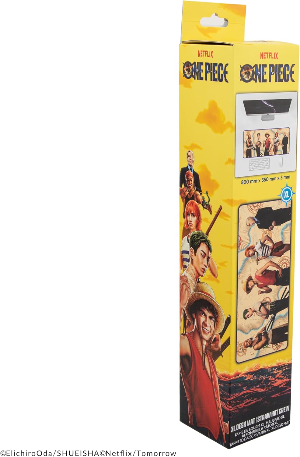 Tapis de bureau One Piece 80 x 35 cm, style Équipage du Chapeau – Image 5
