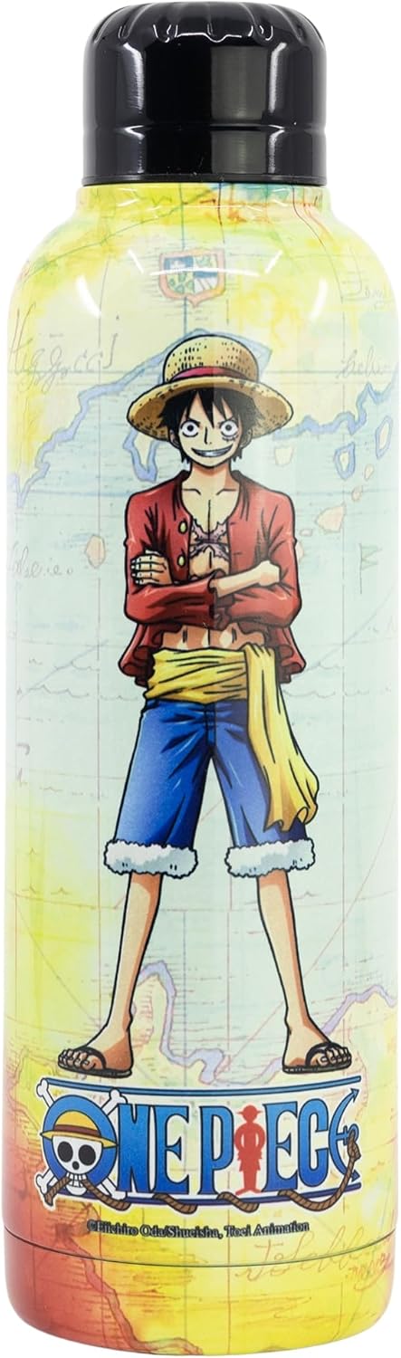 Gourde réutilisable One Piece Luffy en acier inoxydable 515 ml