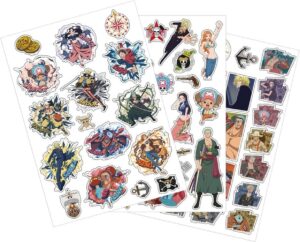 Autocollants One Piece pour cahiers et objets du quotidien