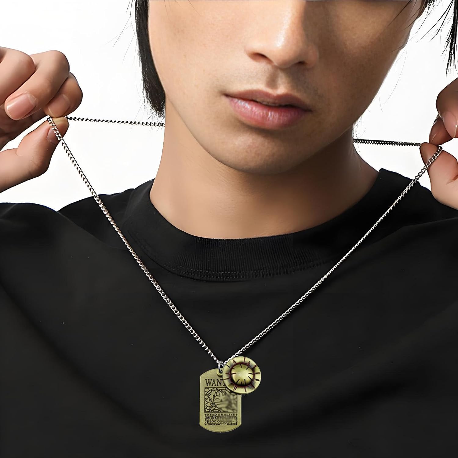Ensemble One Piece Jolly Rogers 28 pièces avec collier, bracelets et autocollants – Image 2