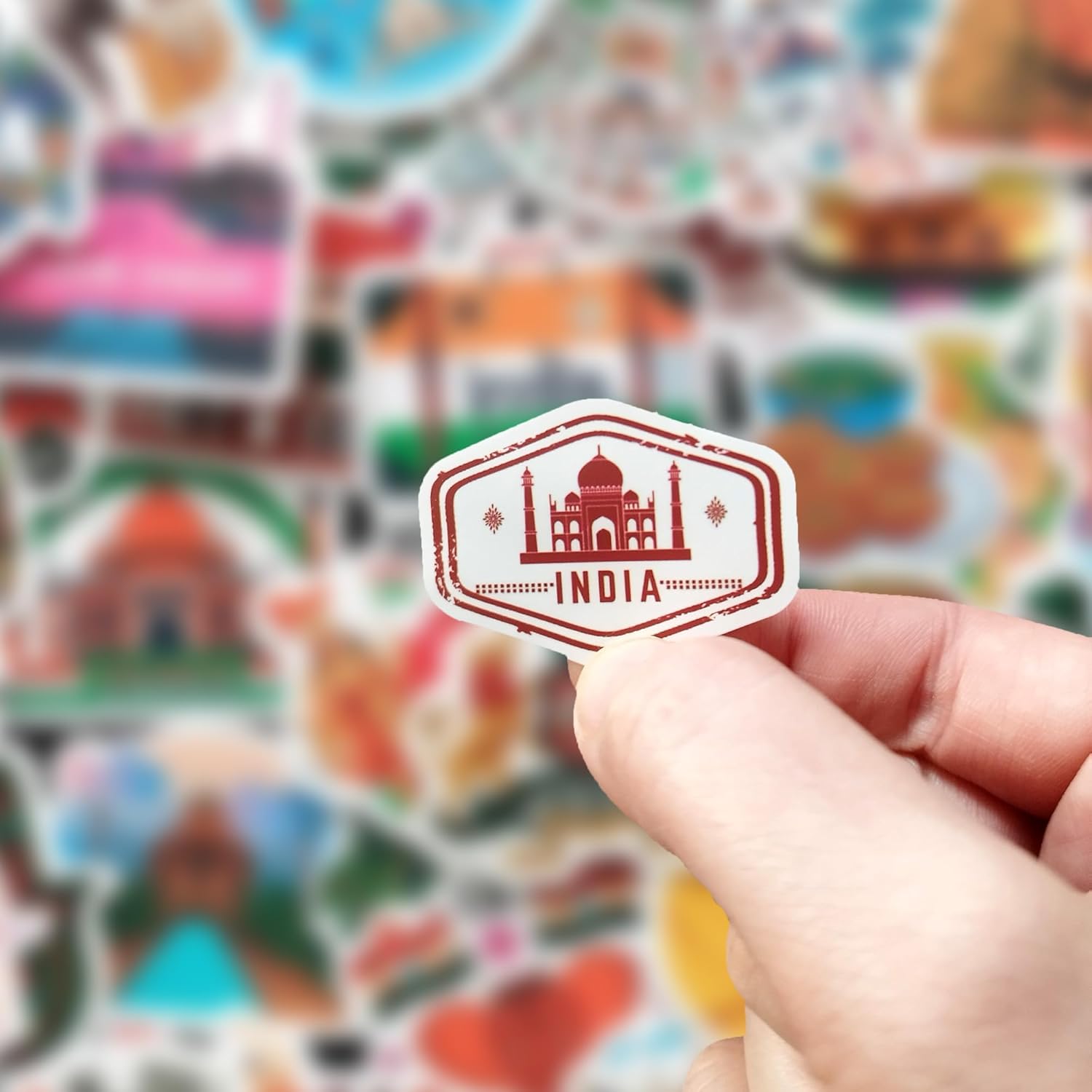 Lot de 50 stickers One Piece India 4-5 cm – Image 3