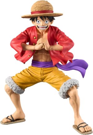 Figurine Monkey D. Luffy souriant 21 cm Banpresto One Piece