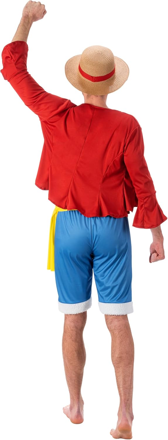 Costume homme Monkey D. Luffy One Piece en 4 pièces – Image 2