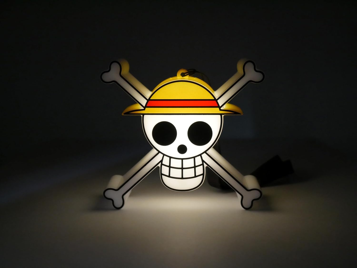 Veilleuse Skull One Piece LED 9 cm Teknofun avec dragonne – Image 2