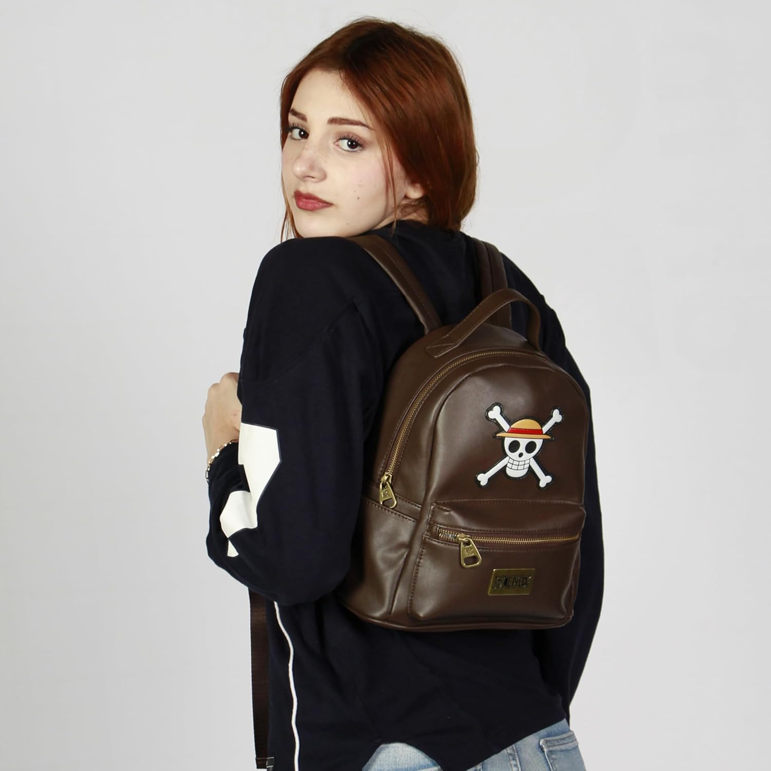 Sac à dos One Piece Skull Heady brun 8 L – Image 3