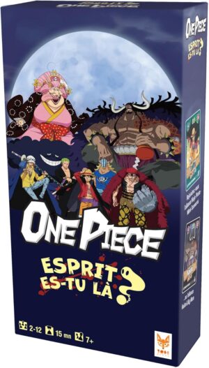 One Piece Esprit ES-tu Là ? Raid sur Onigashima, jeu de déduction 2 à 12 joueurs dès 7 ans