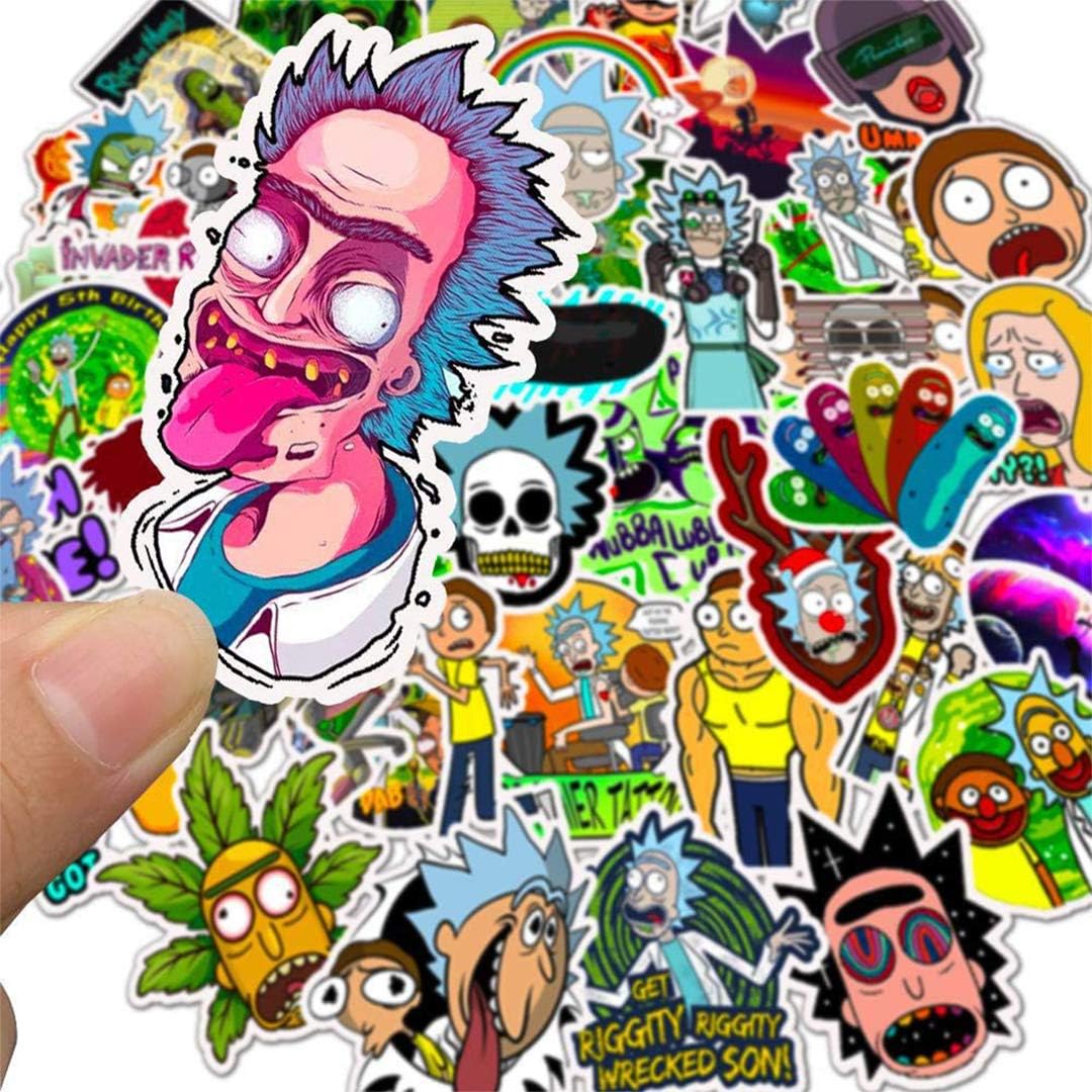 Pack de 50 autocollants One Piece vinyliques imperméables Cartoon Design – Image 4