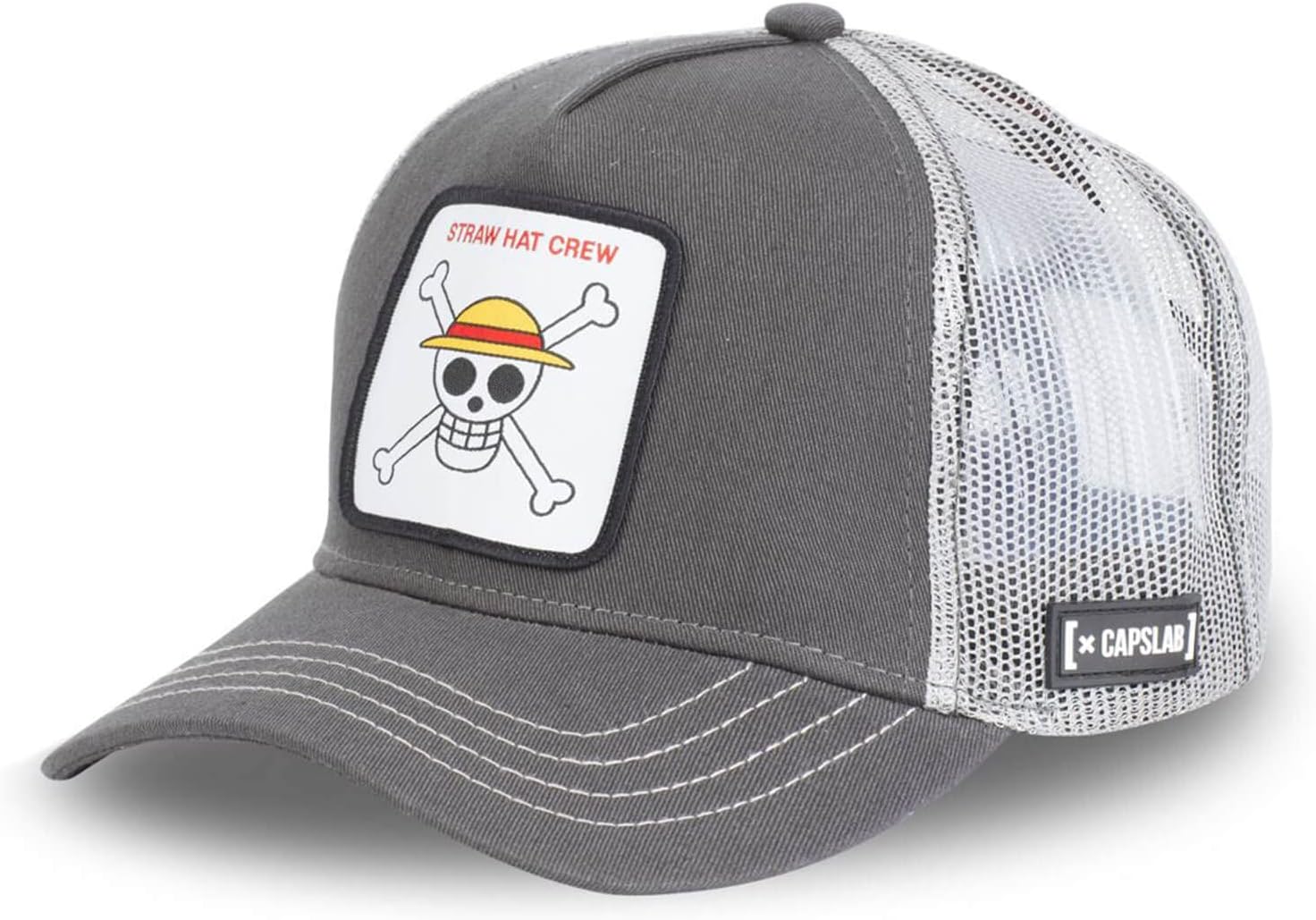 Casquette trucker One Piece Skull 1 Capslab, taille unique