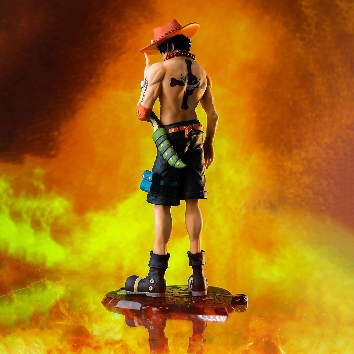 Figurine One Piece Portgas D. Ace en PVC avec socle – Image 8