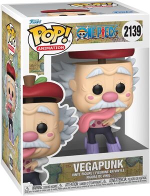 Figurine Funko Pop! One Piece Dr Dr. Vegapunk en vinyle 9,5 cm