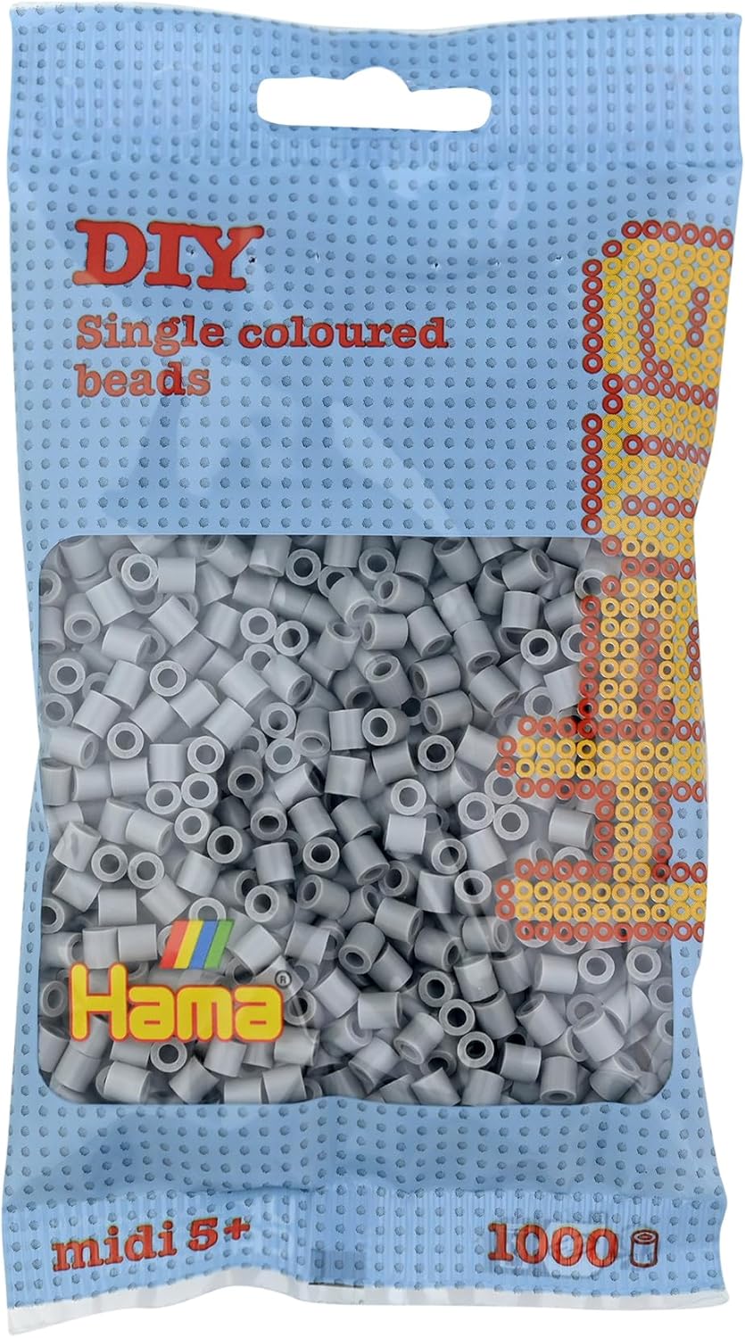 Hama One Piece, sachet de 1000 perles midi gris