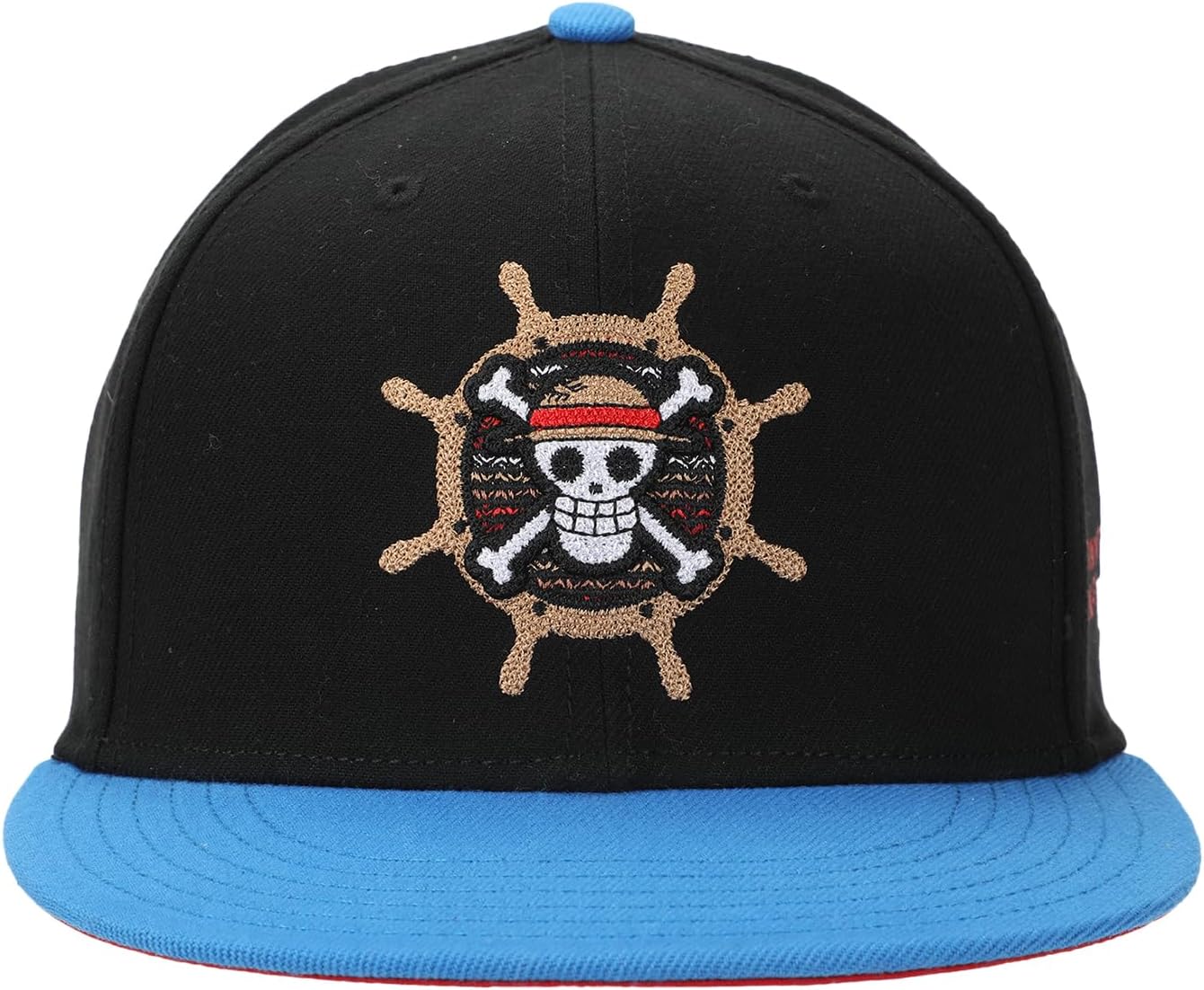 Casquette snapback adulte One Piece Live Action Compass, logo des pirates du Chapeau de Paille