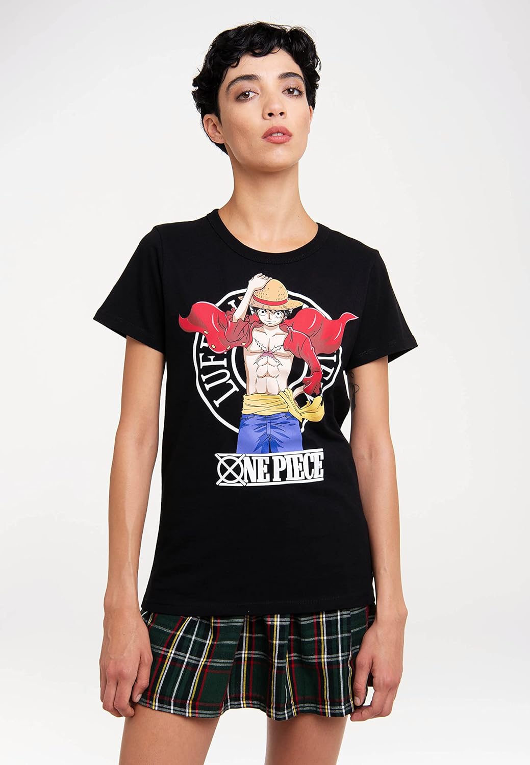 T-shirt imprimé One Piece Luffy New World à manches courtes – Image 5