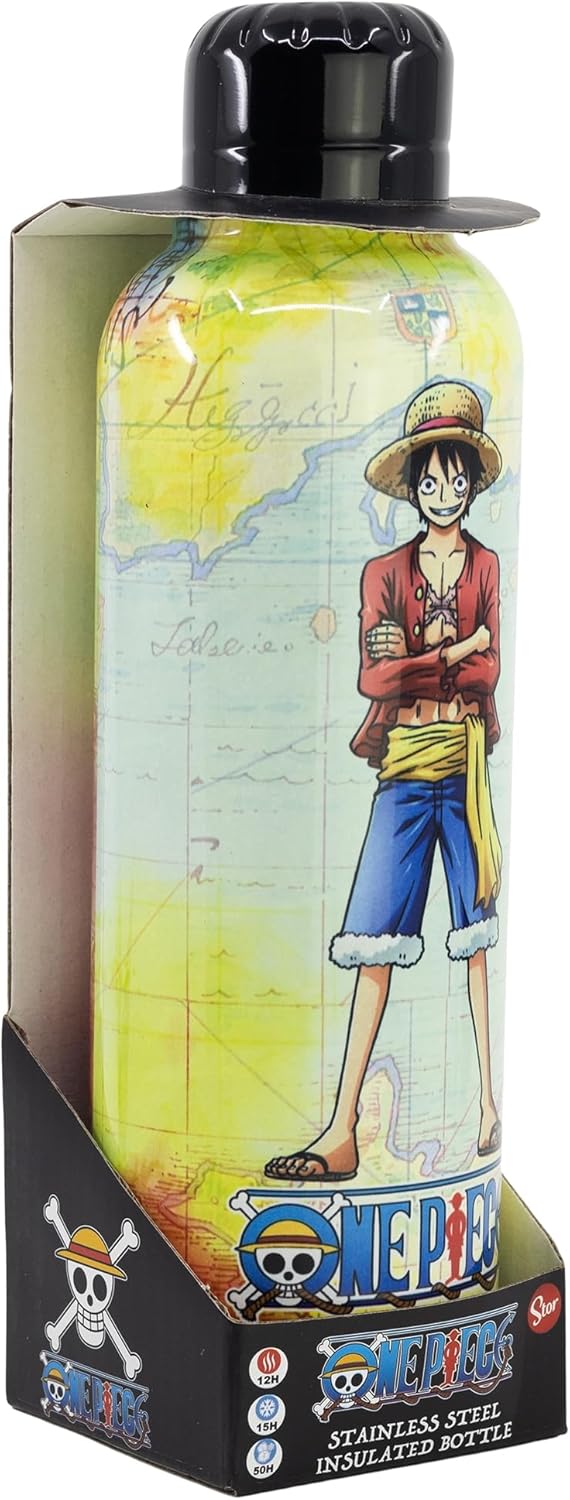 Gourde réutilisable One Piece Luffy en acier inoxydable 515 ml – Image 4