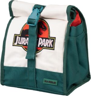 Sac lunch isotherme Jurassic Park en coton et aluminium