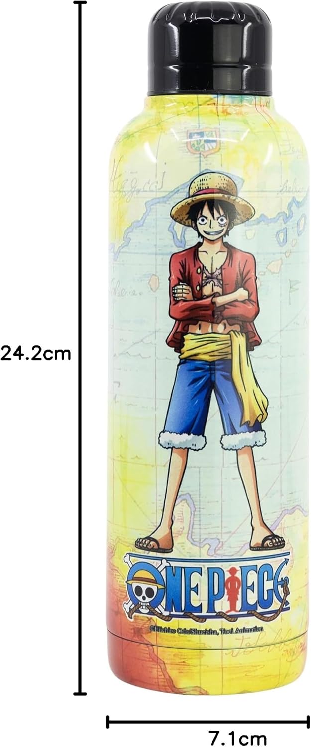 Gourde réutilisable One Piece Luffy en acier inoxydable 515 ml – Image 6
