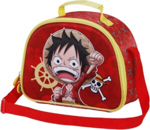 Sac à goûter 3D rouge One Piece Luffy