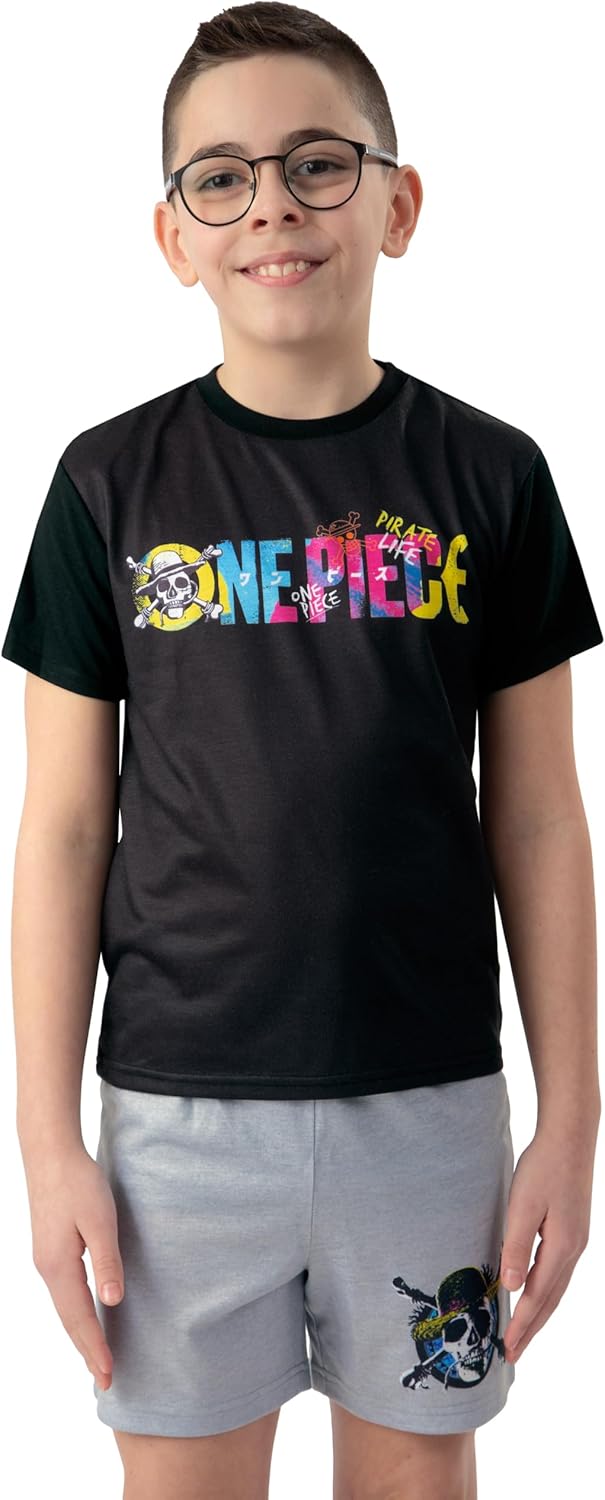 Pyjama garçon One Piece manches courtes, enfant anime – Image 2