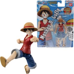 Figurine articulée One Piece Monkey D Luffy 12 cm Bandai