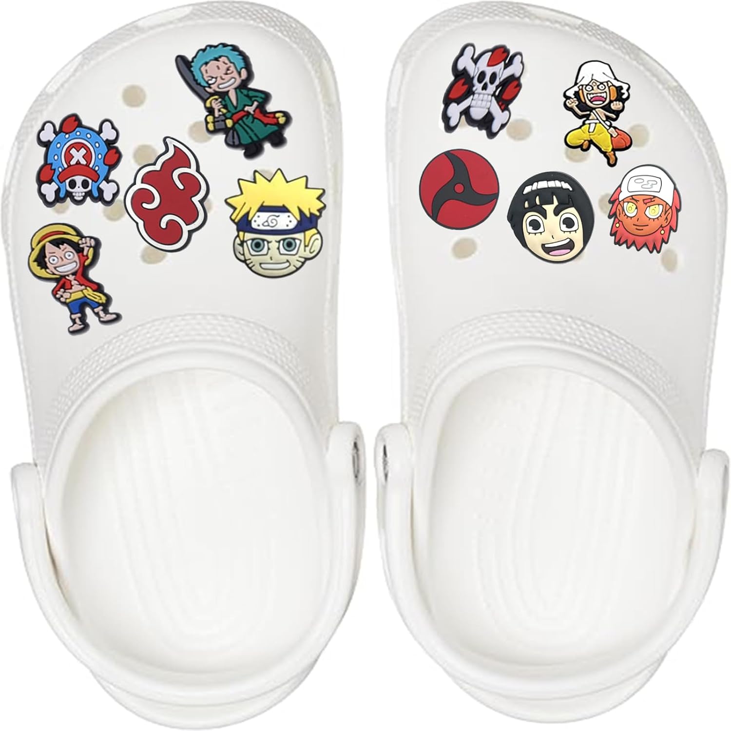 Lot de 20 charms One Piece en PVC pour chaussures et bracelet – Image 4