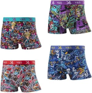 Boxers One Piece pour homme, lot de 4 en coton naturel