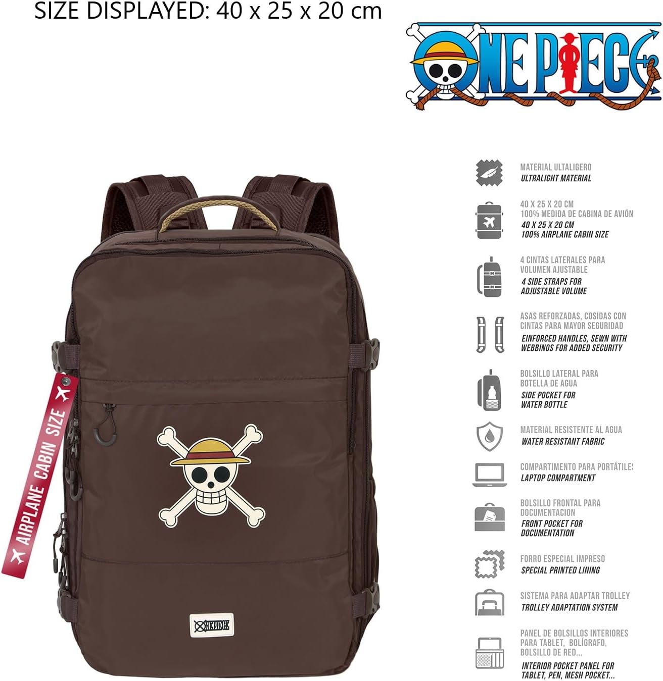 Sac à dos cabine One Piece Mercury pour voyage – Image 2