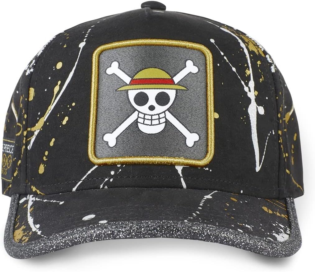 Casquette baseball One Piece noire taille unique pour homme et femme – Image 2