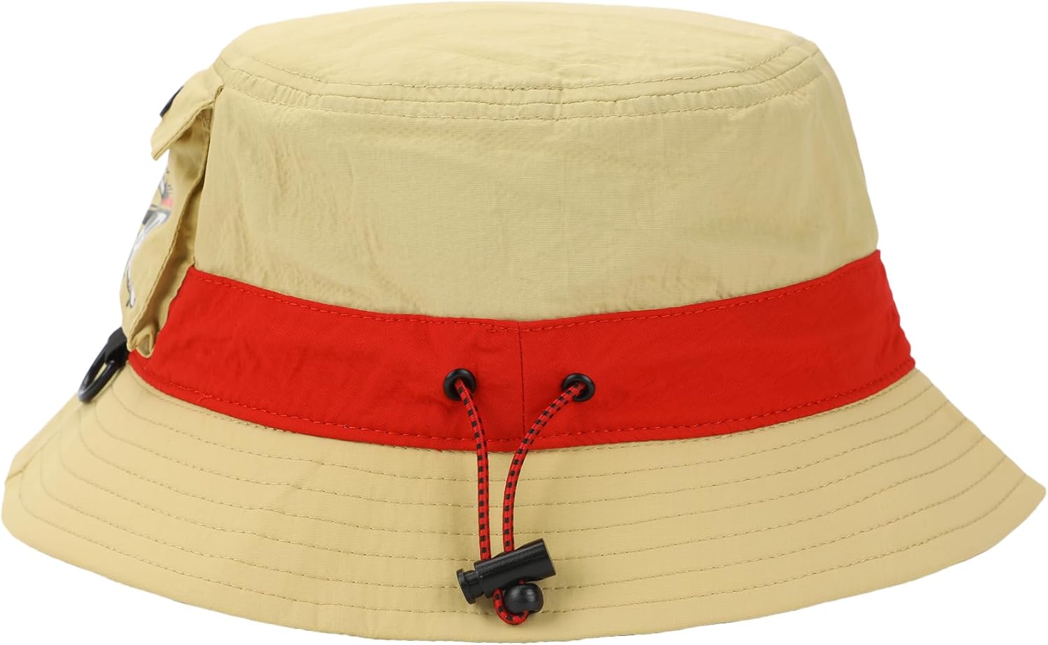 Chapeau bucket tan Ace One Piece Live Action adulte avec poche latérale – Image 6
