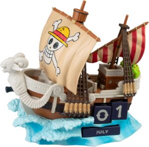 Calendrier perpétuel One Piece Vogue Merry à blocs interchangeables