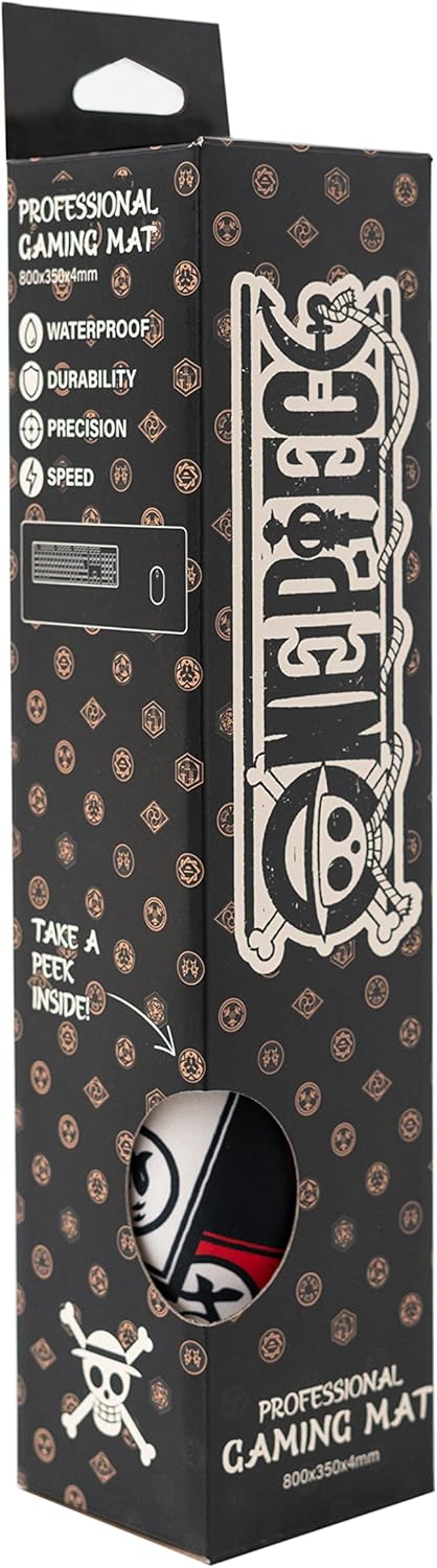 Tapis de bureau gamer One Piece 80 x 35 pour souris et clavier – Image 3