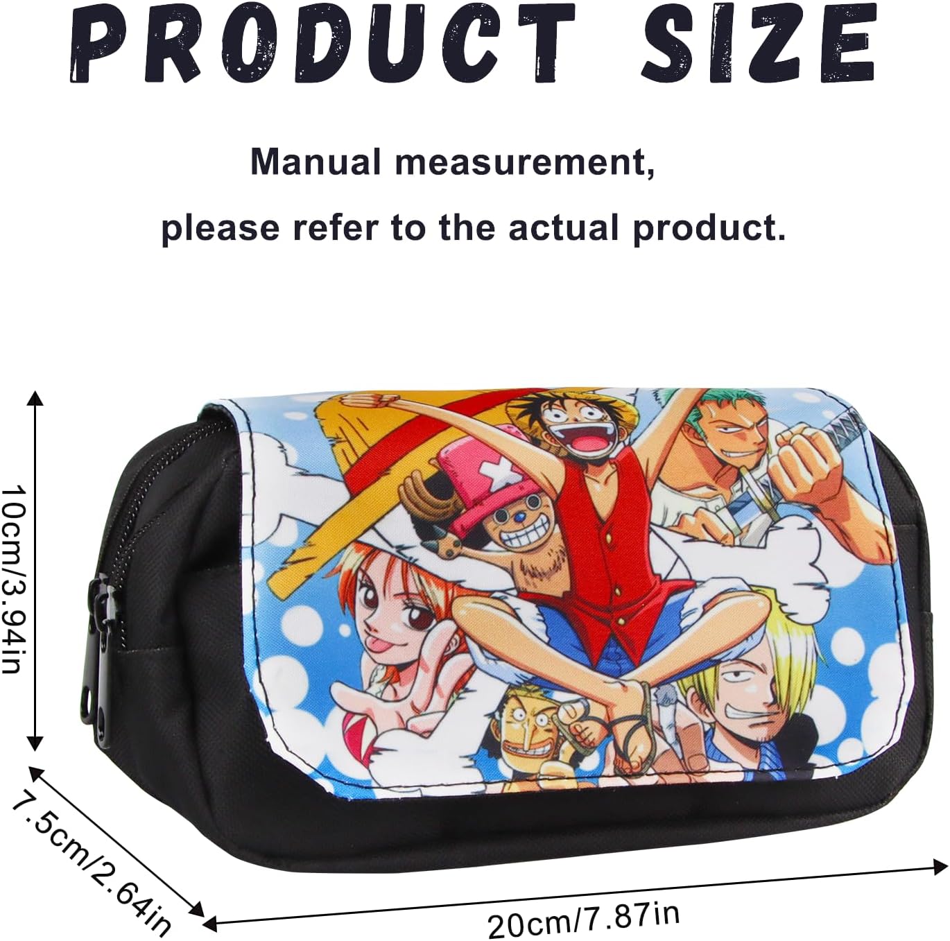 Trousse One Piece grande capacité couleur Schwarz – Image 2